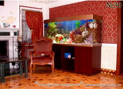 Декоративный аквариум легко может быть вписан в интерьер любого стиля.