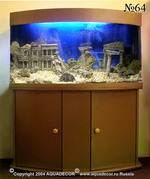 В оформлении аквариума –линзы использована тема «Затонувшей Атлантиды».