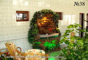 Прекрасное творение рук дизайнеров из компании Аква-Декор. Декоративный водопад расположенный в гостевой комнате вашего дворца.